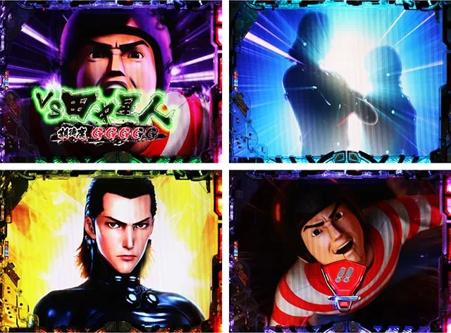 パチンコ・GANTZ・通常時・昇格演出