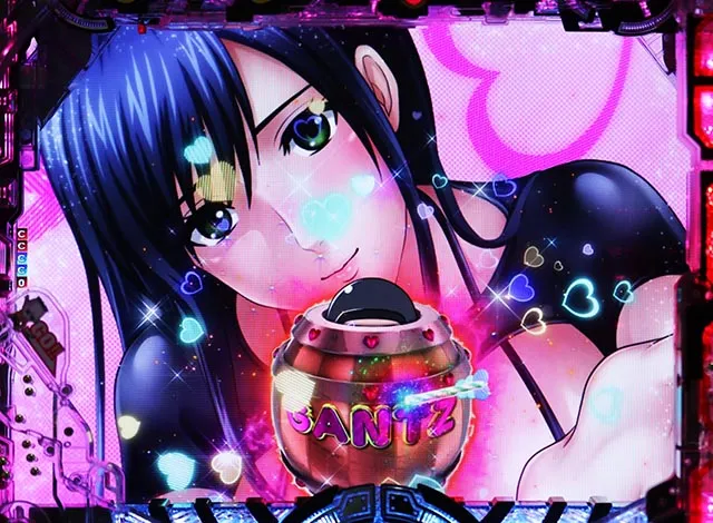 パチンコ・GANTZ・通常時・昇格演出
