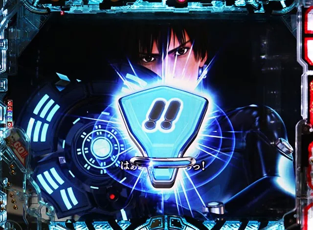 パチンコ・GANTZ・通常時・昇格演出