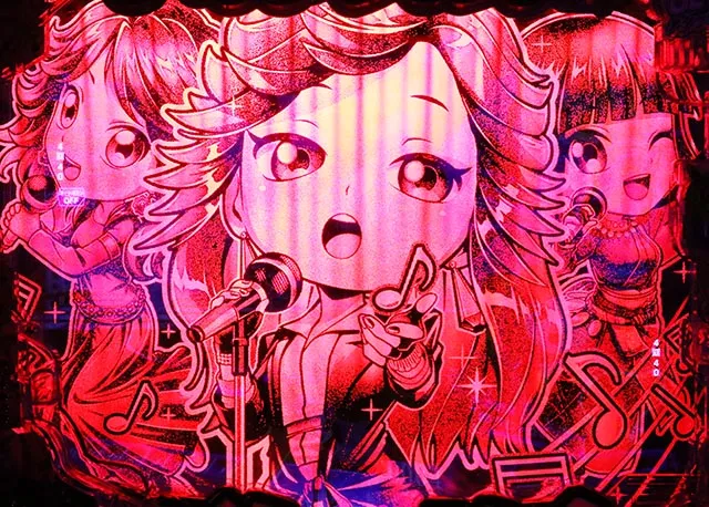 パチンコ・中森明菜・リーチ前予告