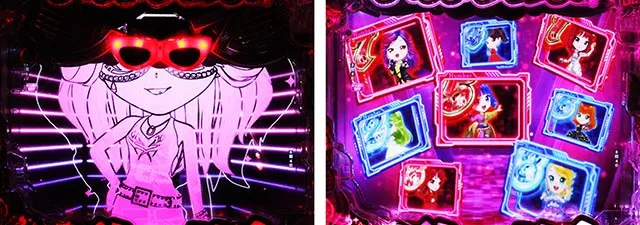 パチンコ・中森明菜・リーチ前予告