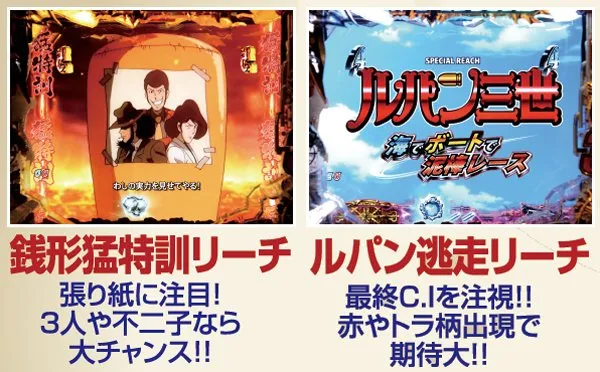 CRAルパン三世〜主役は銭形〜99.9VER.（パチンコ）スペック・保留