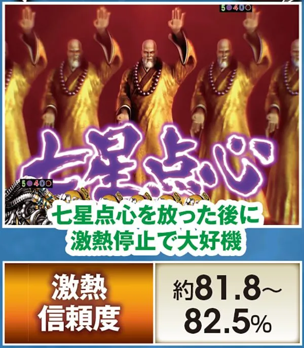 北斗無双通常時演出信頼度・リュウケン予告