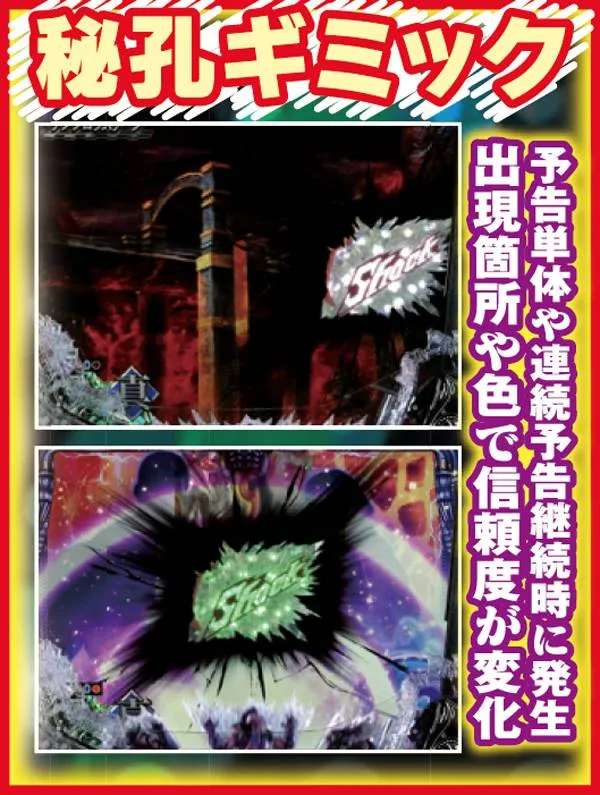 北斗無双通常時みどころ演出&ギミック・秘孔ギミック