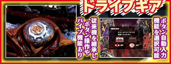 北斗無双通常時みどころ演出&ギミック・ドライブギア