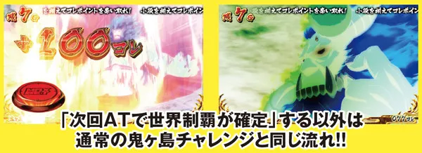 戦コレ2通常時液晶演出・鬼ヶ島チャレンジ・青鬼登場時のポイント