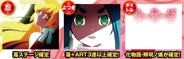 偽物語ART突入時のカットイン・基本解説