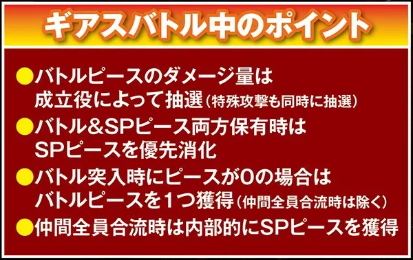 コードギアスR2ギアスバトル中・ポイント