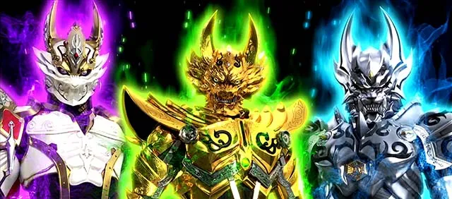 パチスロ牙狼黄金騎士・終了画面_牙狼&打無&絶狼…設定5以上