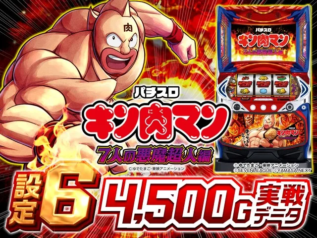 設定6実戦】『スマスロキン肉マン』スランプグラフ・設定推測・AT終了