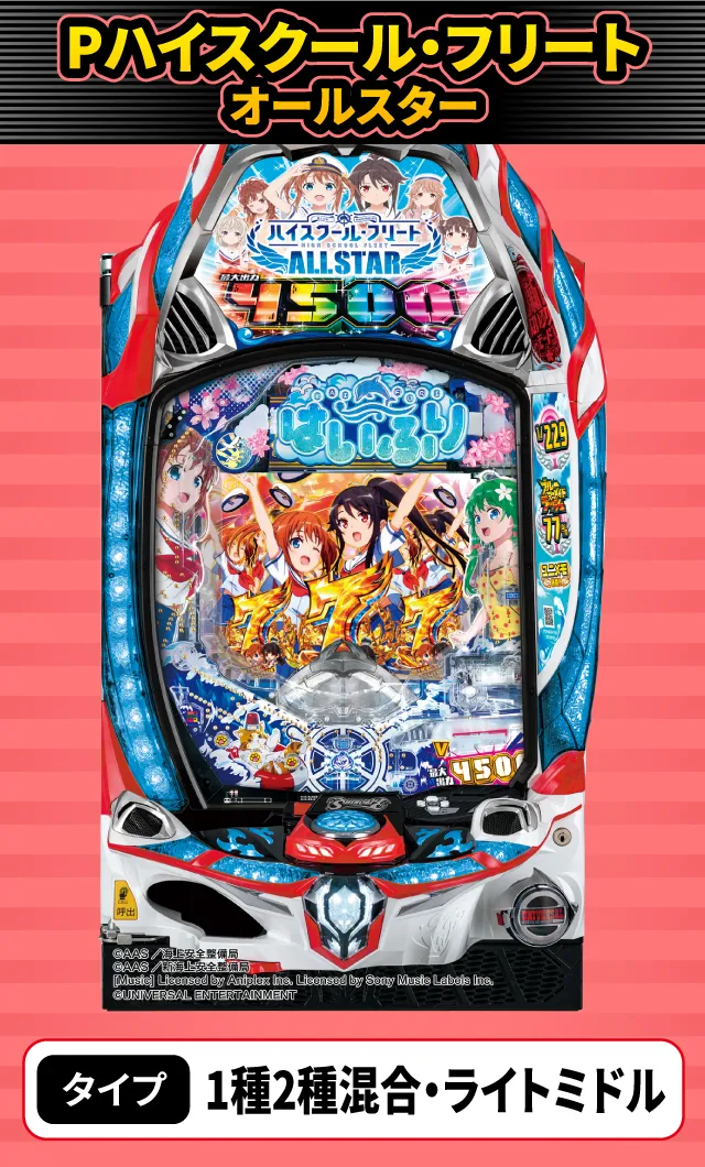 9月新台スペックナビ　Pハイスクール・フリート オールスター
