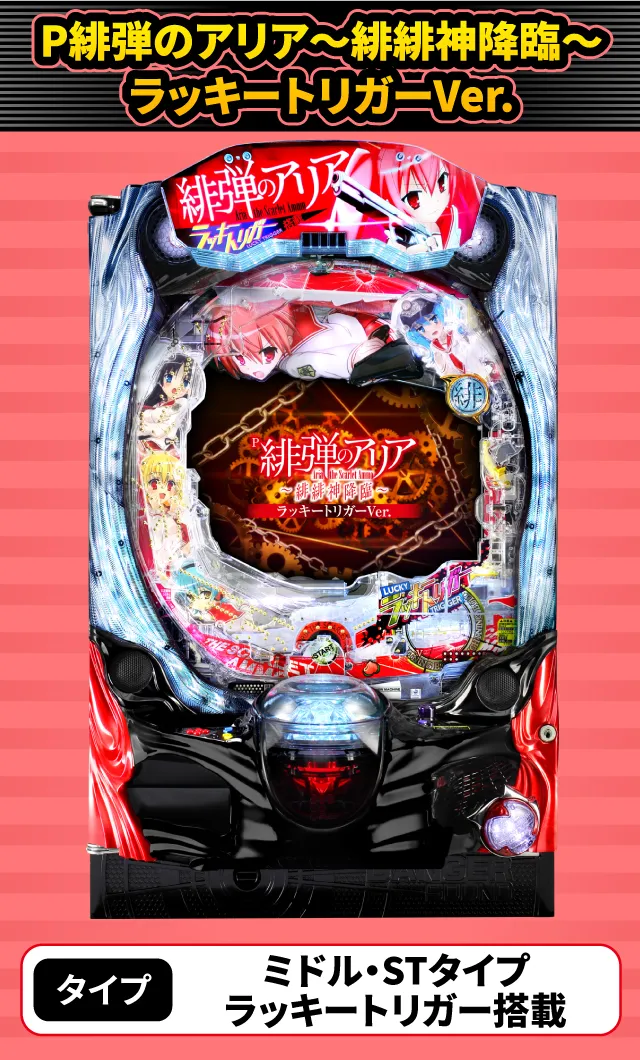 2024年3月新台スペックナビ　P緋弾のアリア～緋緋神降臨～ラッキートリガーVer.