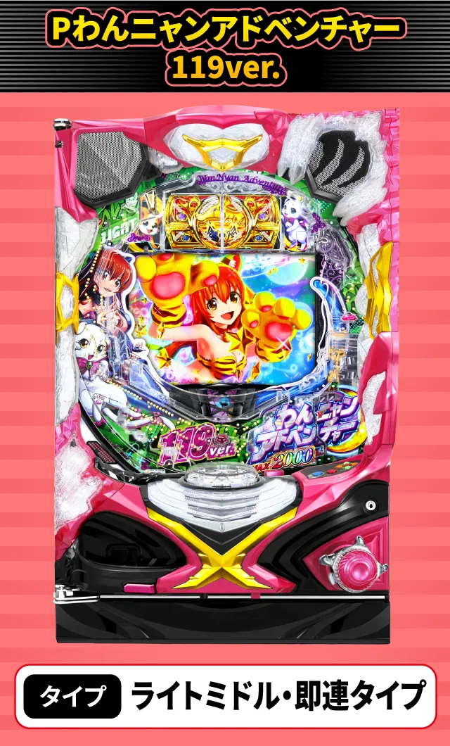 2024年3月新台スペックナビ　Pわんニャンアドベンチャー119ver.