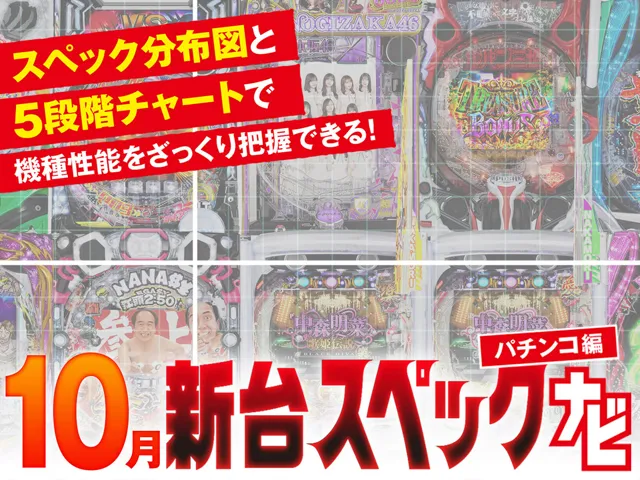 2024年10月新台スペックナビ　パチンコ　バナー