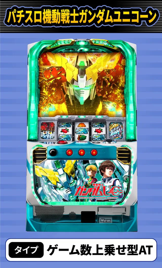 3月新台スペックナビ　パチスロ機動戦士ガンダムユニコーン