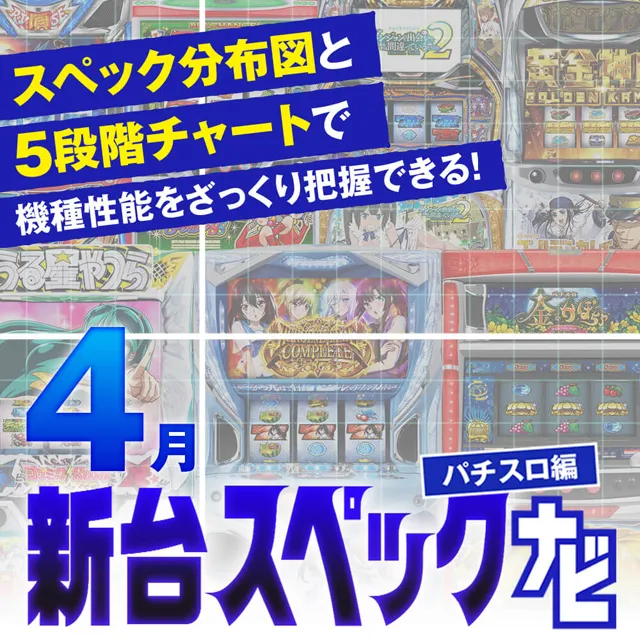 押忍！番長4』他4月のパチスロ新台性能をざっくり評価【新台スペック
