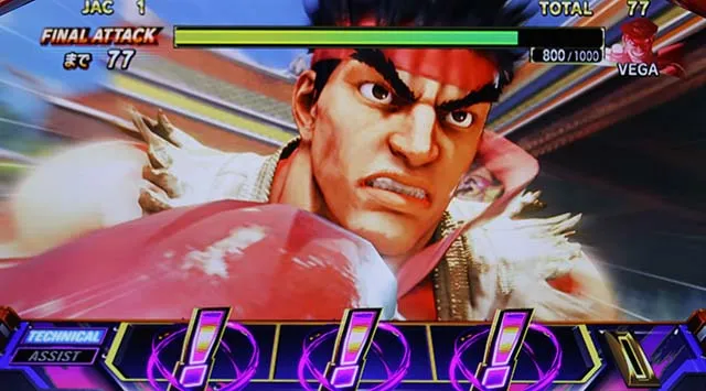 スマスロ ストリートファイターV 挑戦者の道ボーナスバトル中!ナビ