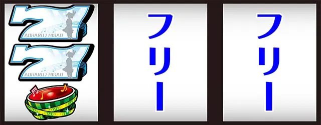 アオハル♪操 A-LIVE左リール赤7狙い