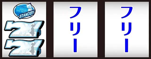 アオハル♪操 A-LIVE左リール赤7狙い
