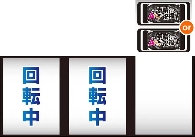 スマスロこの素晴らしい世界に祝福を！ボーナス察知手順