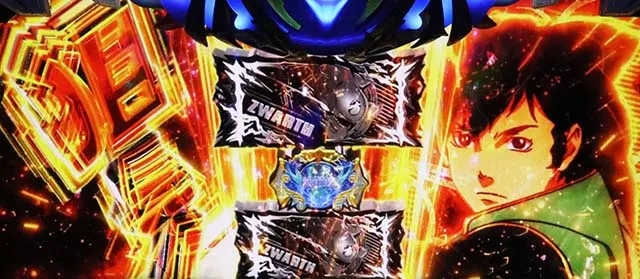 スマスロ 聖戦士ダンバインST中ボーナス中リール狙え時のチャムランプ色