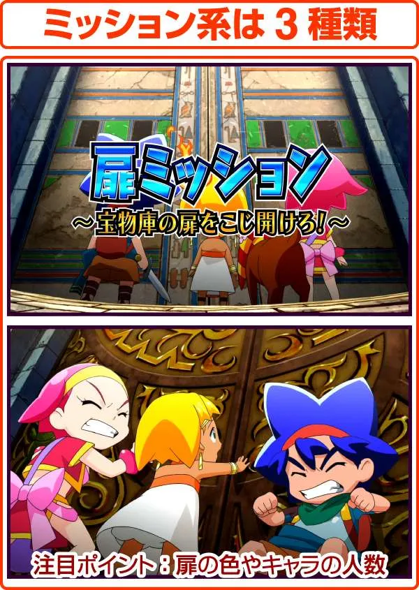 クレアの秘宝伝2通常時・連続演出・ミッション系