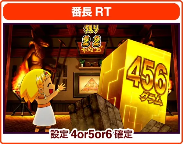 クレアの秘宝伝2番長RT・設定示唆ポイント