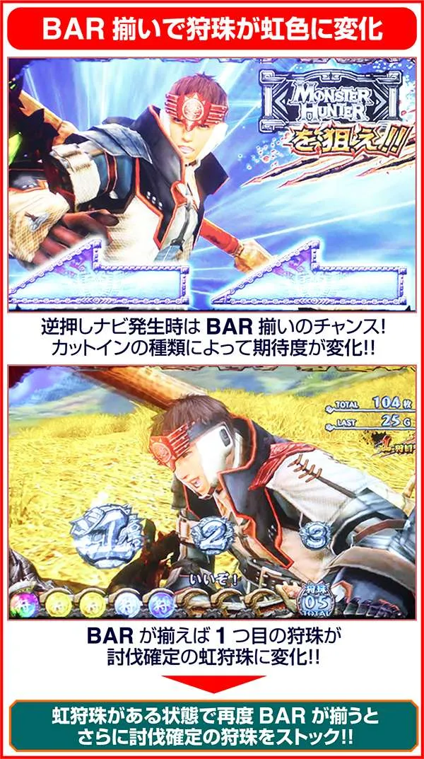 モンハン狂竜戦線狩珠の上乗せ期待度