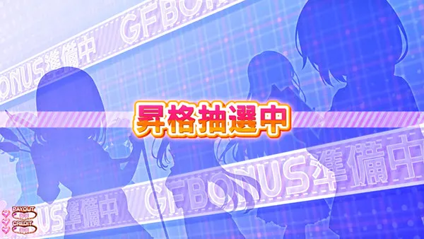 ガールフレンドART確定画面と準備中