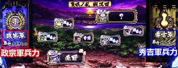 政宗2兵力&戦況マップ関連・小ネタ