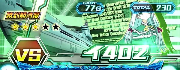 アルペジオアルスノヴァ演出期待度〜RT・BLUE STEEL MODE中〜