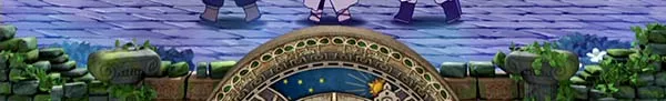 ダンまち通常時・液晶下部にある石盤時計画像