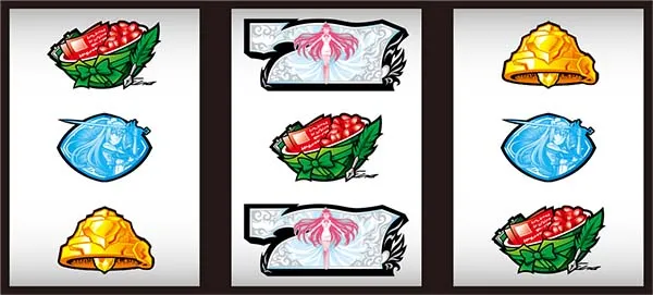ダンまちリボン付きスイカ揃いのリール画像