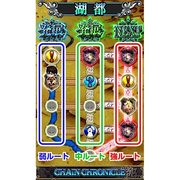 チェインクロニクル演出期待度〜MAP前兆〜