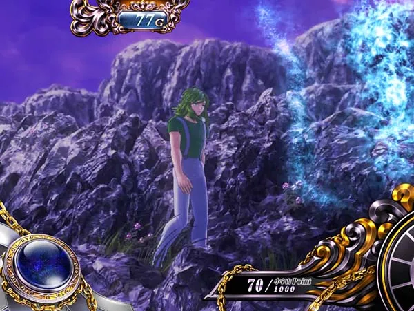 聖闘士星矢海王覚醒通常時の演出～不屈示唆演出獲得示唆