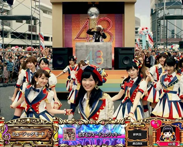 AKB48エンジェル通常時・ミュージックモード