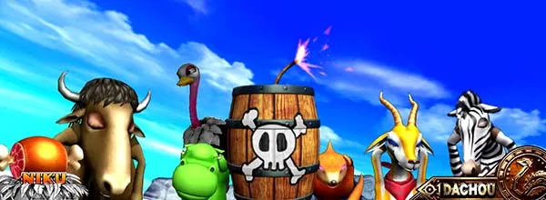猛獣王ステージ共通演出情報・ミニキャラ演出(爆弾)