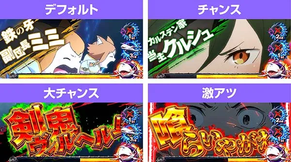 リゼロスロット攻撃の種類