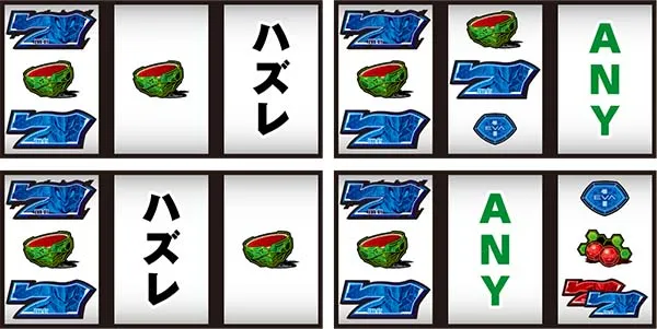 エヴァ暴走400通常時の打ち方〜左第1停止・14番の青7狙い