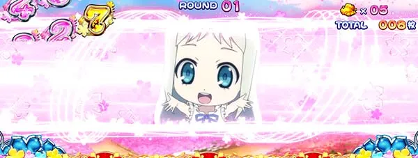 あの花ATミニキャラカットイン