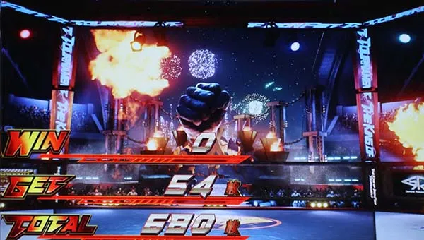 鉄拳4バトルボーナス終了画面デフォルト