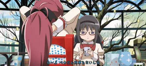 まどマギ3(まどか叛逆)水上喫茶店演出