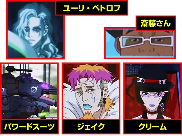 タイバニ開始画面キャラ