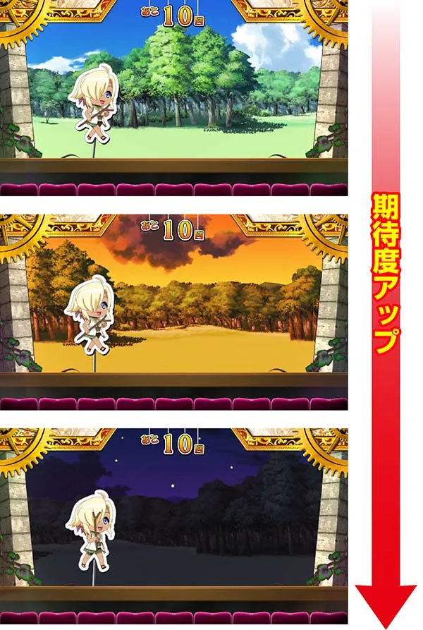 マジハロ7白7ボーナスみことくえすとステージ