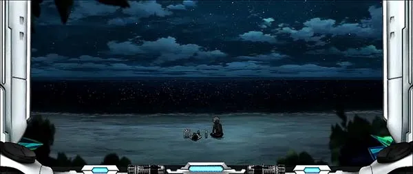 蒼穹のファフナーボーナス後浜辺の二人