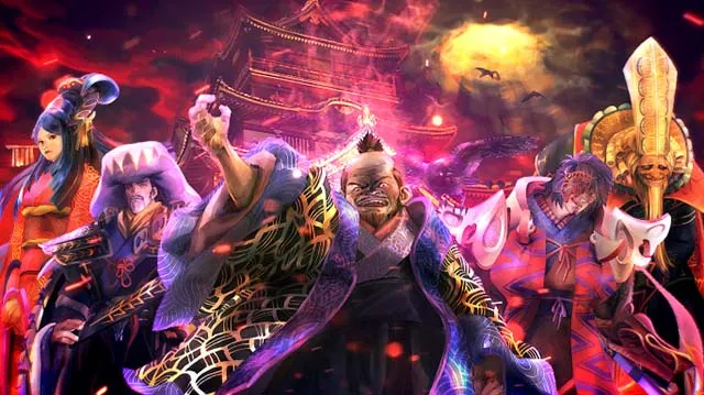 鬼武者幻魔闘ボーナス終了画面敵キャラ5人集合