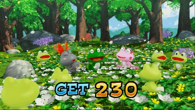 ケロット4ボーナス終了画面