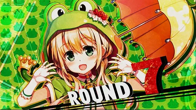 モンキーターン4ラウンド開始画面虹河ラキ