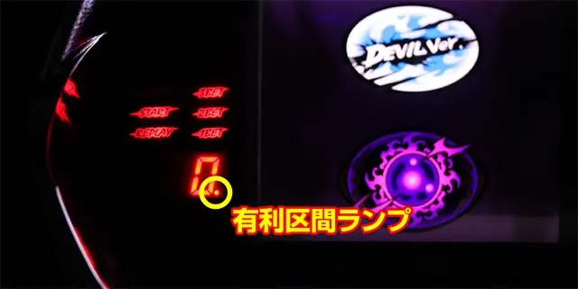鉄拳4デビル有利区間ランプ