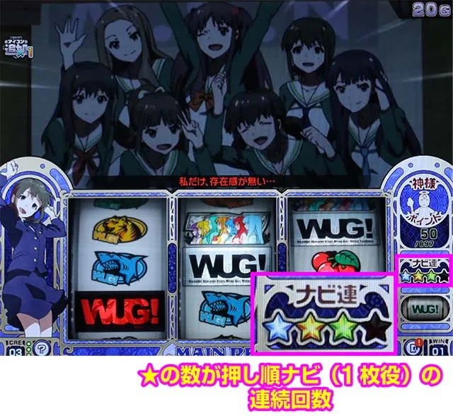 パチスロ Wake Up, Girls！ Seven MemoriesCZナビ連